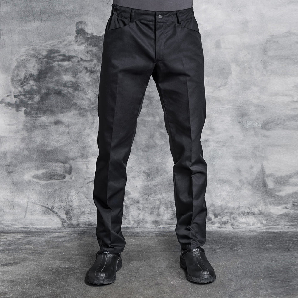 ELISEOS elastic waist band chef pants