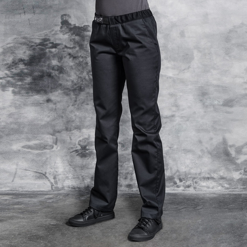 NOTUS chef pants for women with built in belt