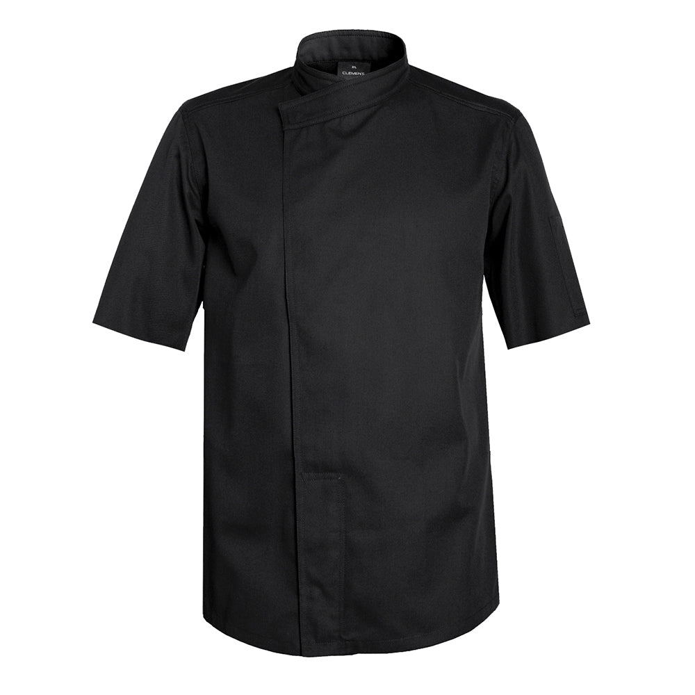 TOKYO black short sleeve sushi chef jacket