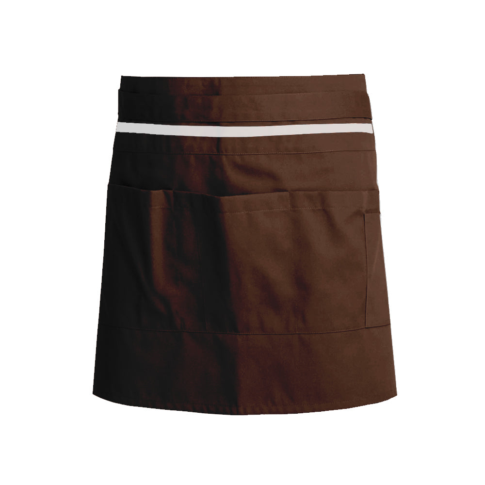 WASABI chocolate colored service apron for men or women