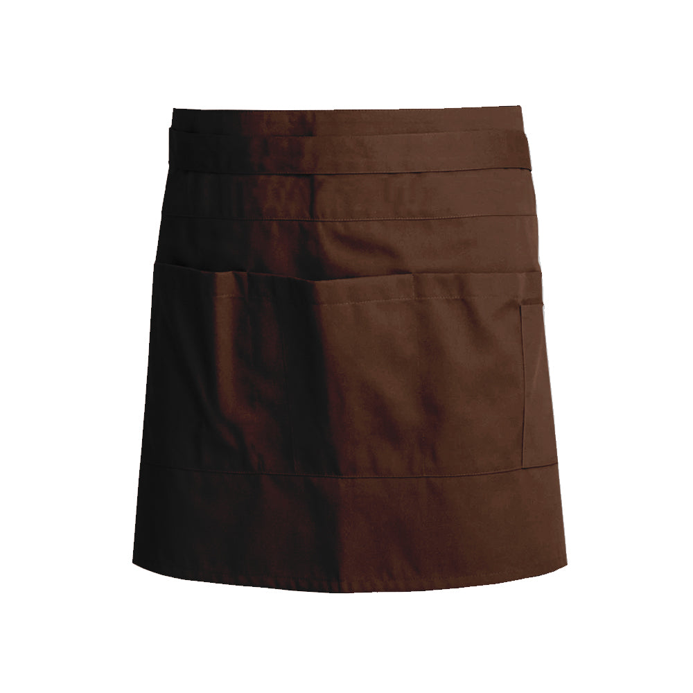 unisex service apron chocolate colored WASABI