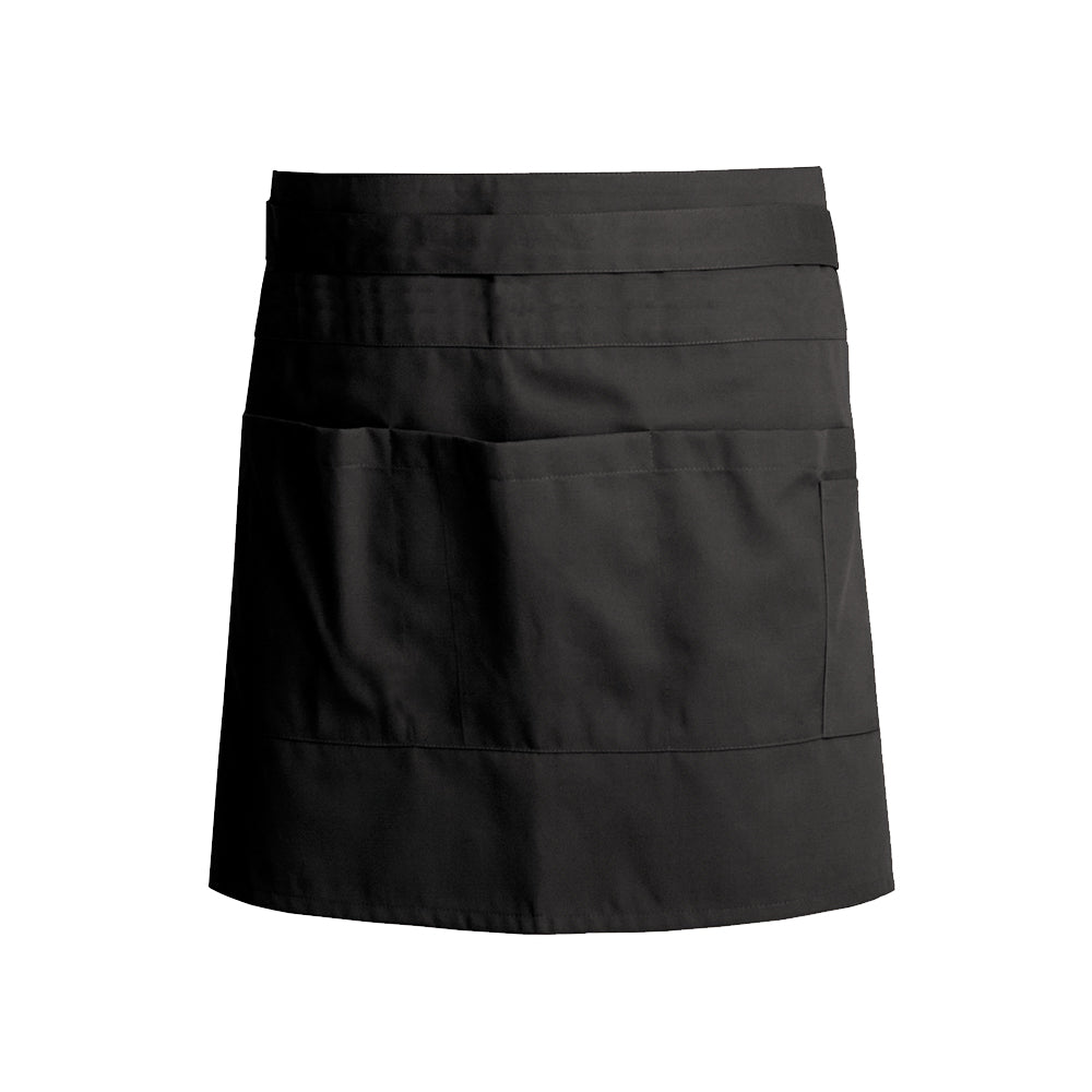 black unisex service apron WASABI