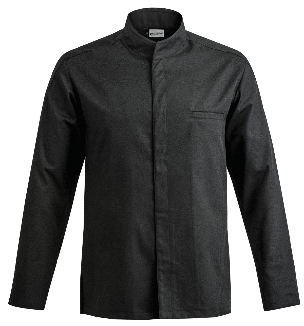 Skorpios- Men's Long Sleeve Chef Jacket - Black