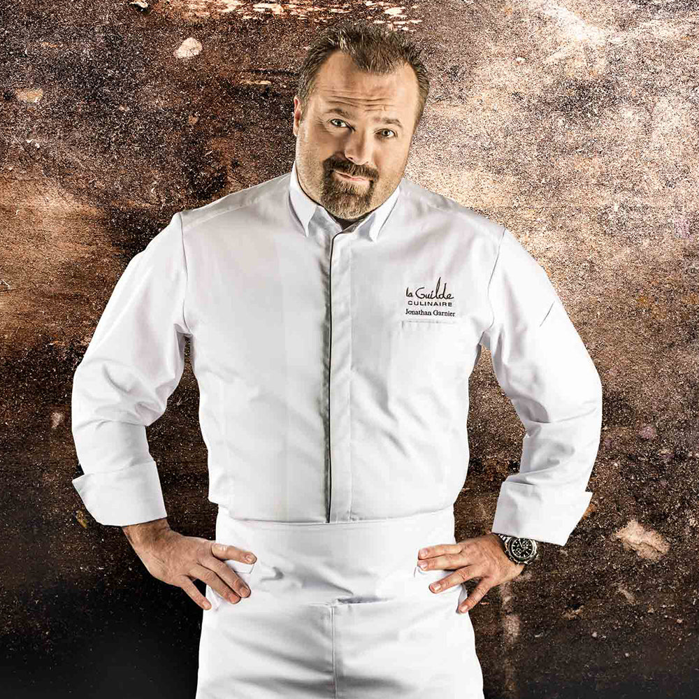 Monastir- Men's Long Sleeve Chef Jacket - White 3XL
