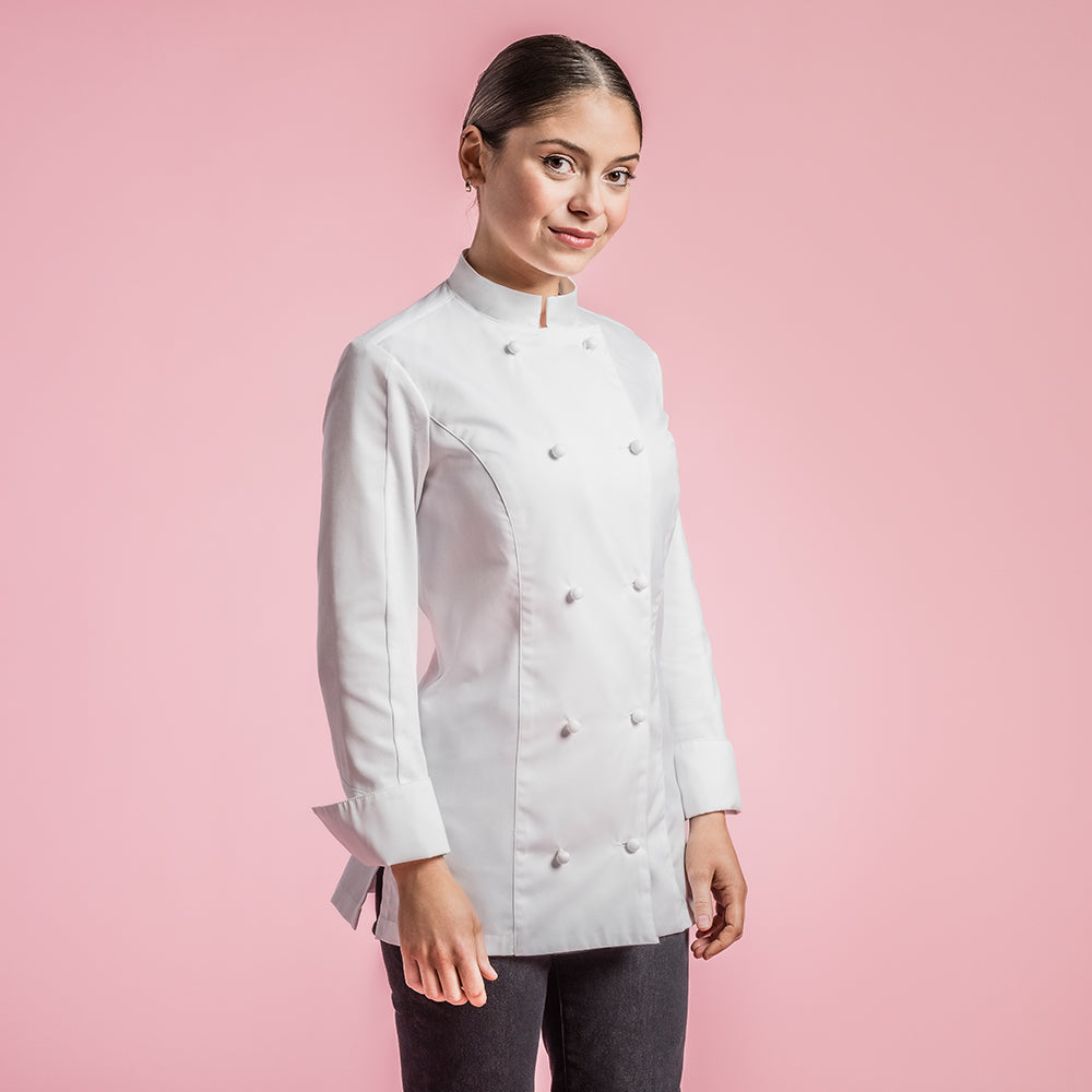 Designer women's chef coats best sale