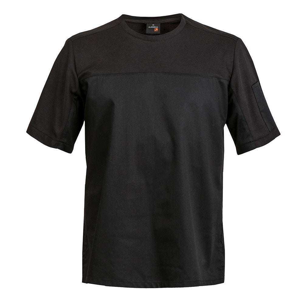 B-SHIRT black breathable chef t-shirt with dry up technology