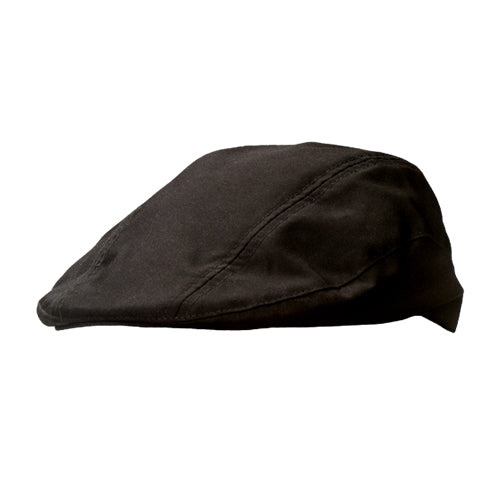 CAPRE machine washable black chef beret cap with elastic band