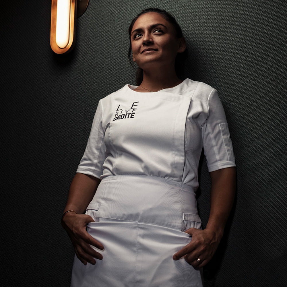 DOLCE women's French fitted chef jacket