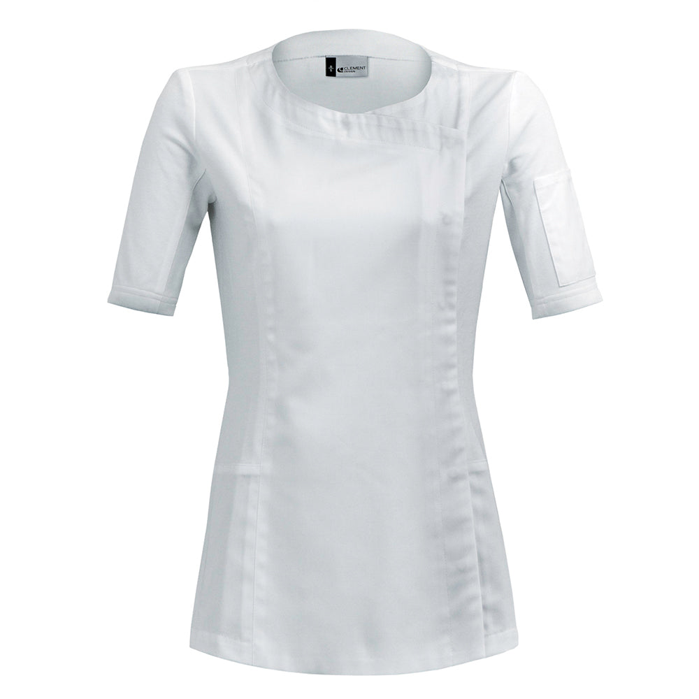 DOLCE women's short sleeve hybrid jacket white