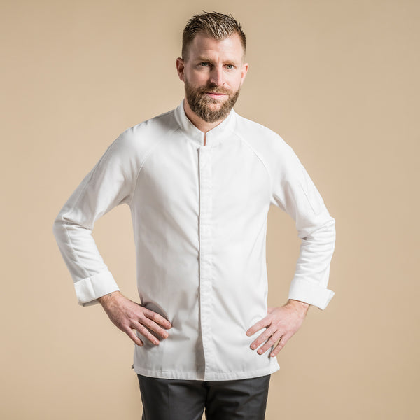 Zipper Design Men Women Long Sleeves Professional Chef Jacket | Wish