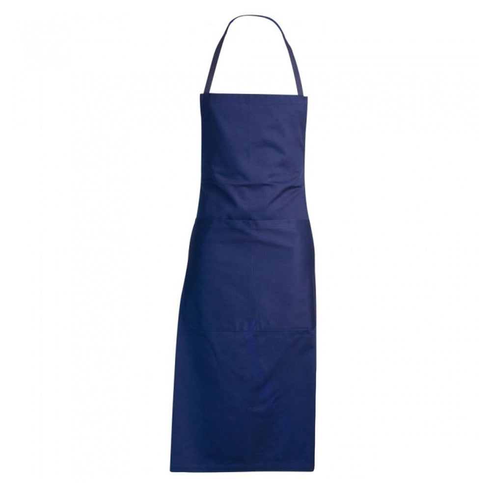 GIROFLE blue 100% cotton bib apron 