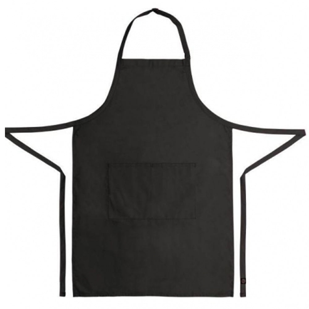 black bib apron 100% cotton from Clement Design
