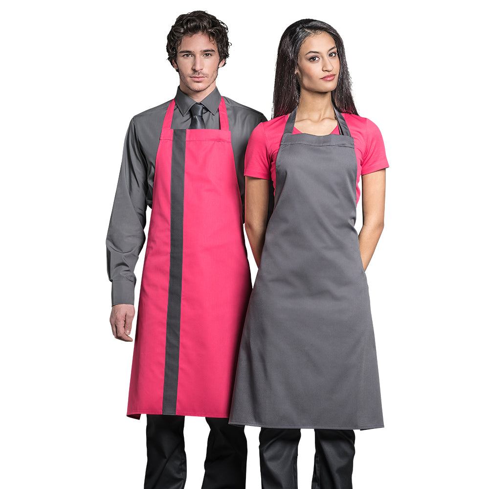 multi-colored bib aprons