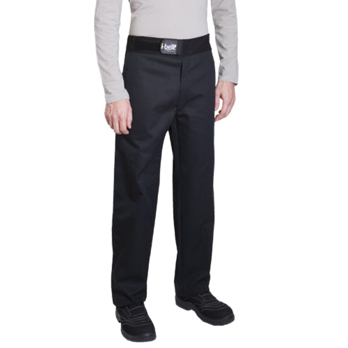 SIROCCO polycotton black chef pants for men
