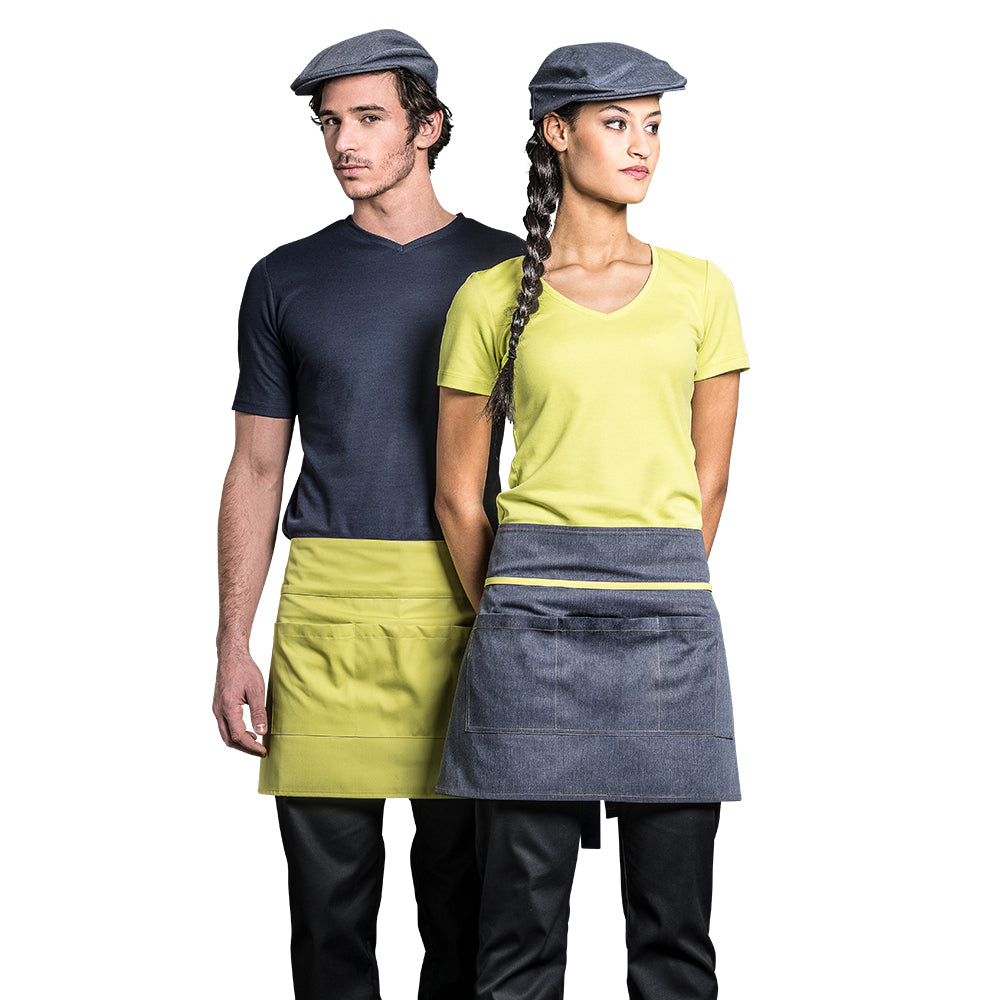 unisex service apron chocolate colored WASABI